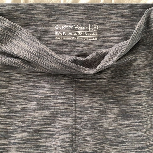 Dark gray outdoor voices high-waisted leggings - Picture 3 of 4